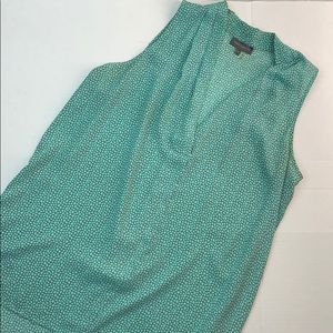 Vince Camuto green and gray flowing tank S